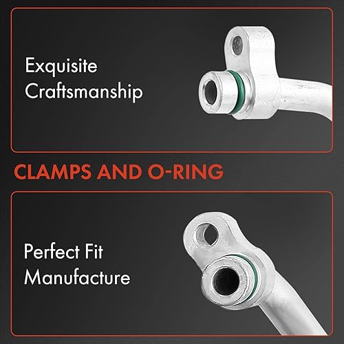 Miniatura 3 de A-Premium Conjunto de manguera de línea de descarga de AC compatible con Subaru Impreza 2012-2016, Crosstrek 2016-2017, XV Crosstrek 2013-2015 2.0L,