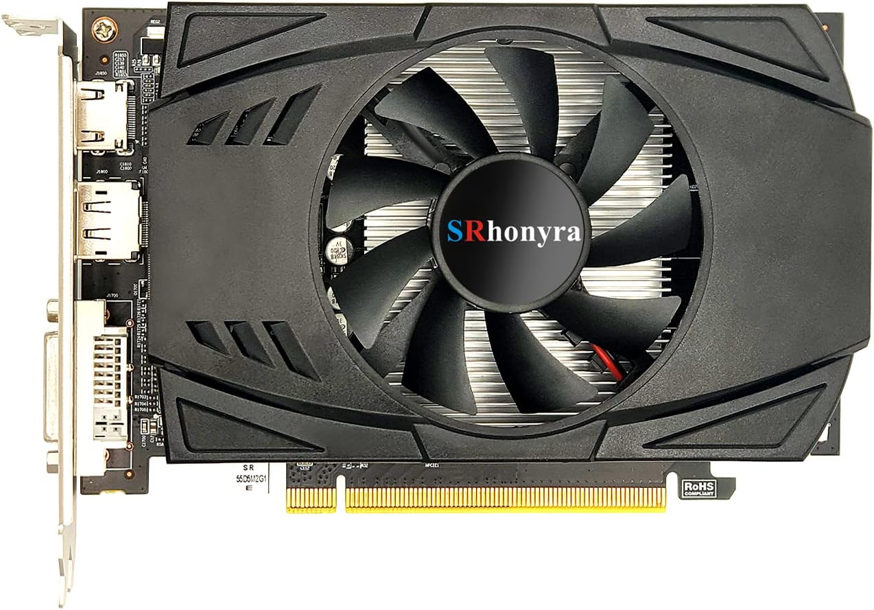 RX 550 4GB Gaming Graphics Card GDDR5 128-Bit PCIe 3.0 x8 Powered DisplayPort, HDMI and DVI Outputs