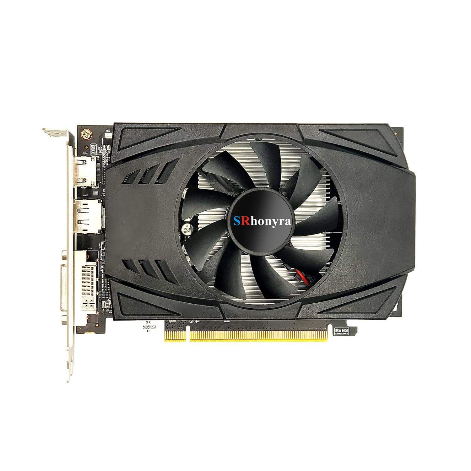 SRhonyra RX 550 Gaming Graphics Card AMD Radeon GPU 4GB GDDR5 128 bit Video Card DP DVI HDMI Outputs PCIe 3.0 x8 Powered SRhonyra RX 550 Gaming Graphics Card AMD Radeon GPU 4GB GDDR5 128 bit Video Card DP DVI HDMI Outputs PCIe 3.0 x8 Powered