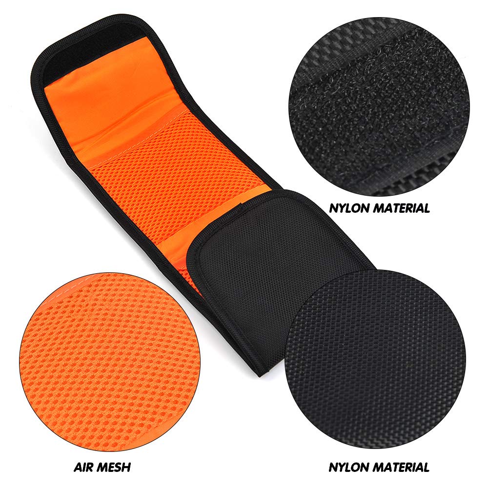 THETHO Pochette-Filtre Sac de Transport 3 Poches pour Filtres pour Appareils Photo Numériques Houss Filtres pour Stocker Tous Les Filtres Circulaires ou Carrés des Appareils Photo Numériques