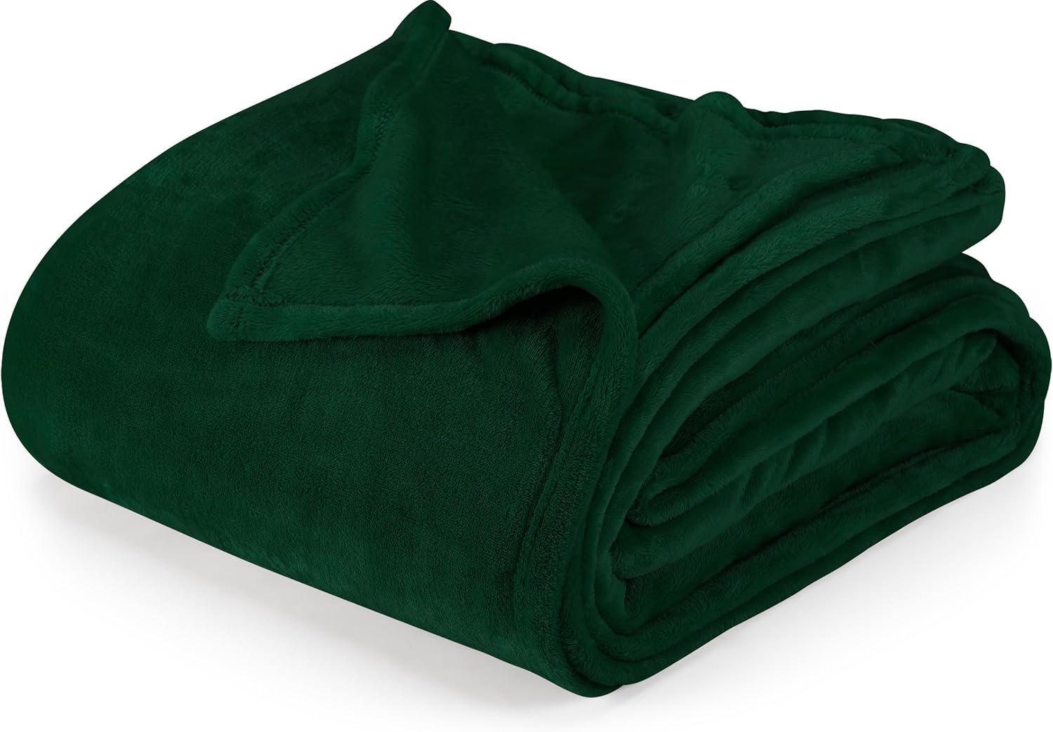 Utopia Bedding Forest Green Fleece Blanket Full Size Lightweight Fuzzy Soft Anti-Static Microfiber Bed Blanket (90x84 Inch)