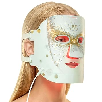 Red Light Therapy Mask for Face, FDA Cleared 324LEDs | NIR+Red Light for Wrinkles, Anti Fine lines, Collagen Boost, Blue light for Acne, Skin Tightening & Evenness, 3 Modes