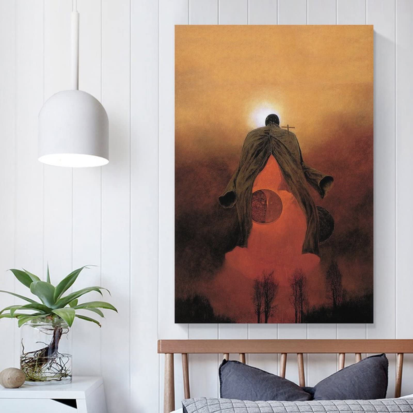 LANGYUN Dark Art Zdzislaw Beksinski Untitled Poster Poster And