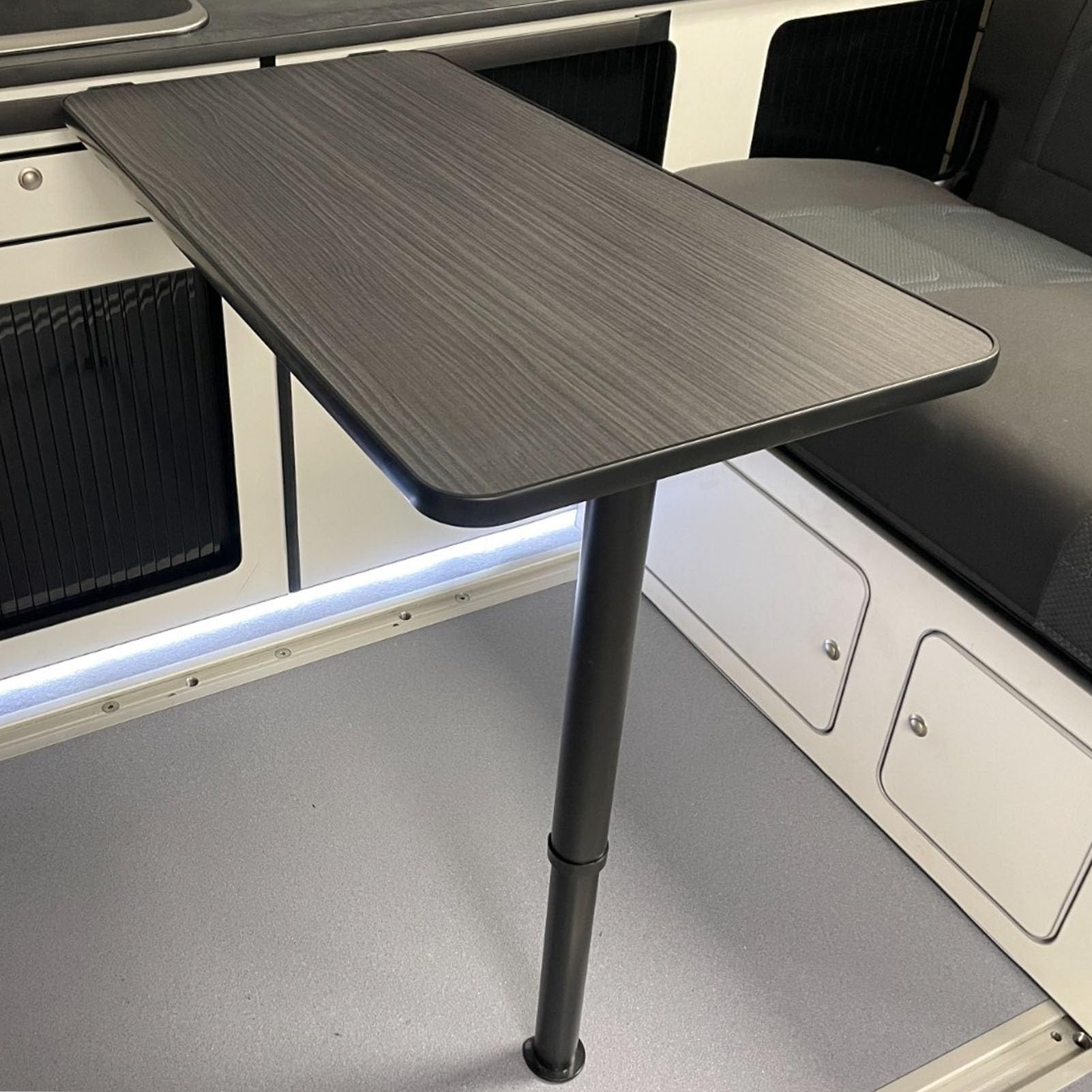 Klappbare Tischbeine, Höhenverstellbarer Wohnmobiltisch 20,28-30,70 Zoll, 515-780 Mm Basis, Teleskopbein aus Aluminiumlegierung mit Abnehmbarer Stütze, Ideal für Wohnmobile, Boote und Yachten