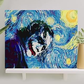 Palmiye Hobi Sanat Sayılarla Boyama Tuval Seti Fırça Boya Dahil (Çıtalı) 40x50 CM - Joker