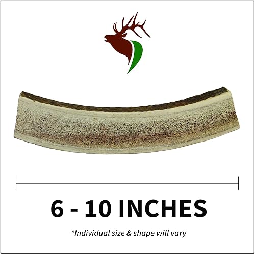 Miniatura 2 de X Large Split Single Pack (for 50+ lb Dogs) Premium Grade Elk Antler for Dogs (1 Piece) Sourced in The USA