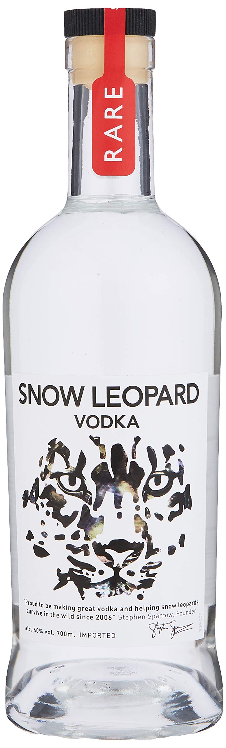 Snow Leopard Vodka, 70 cl