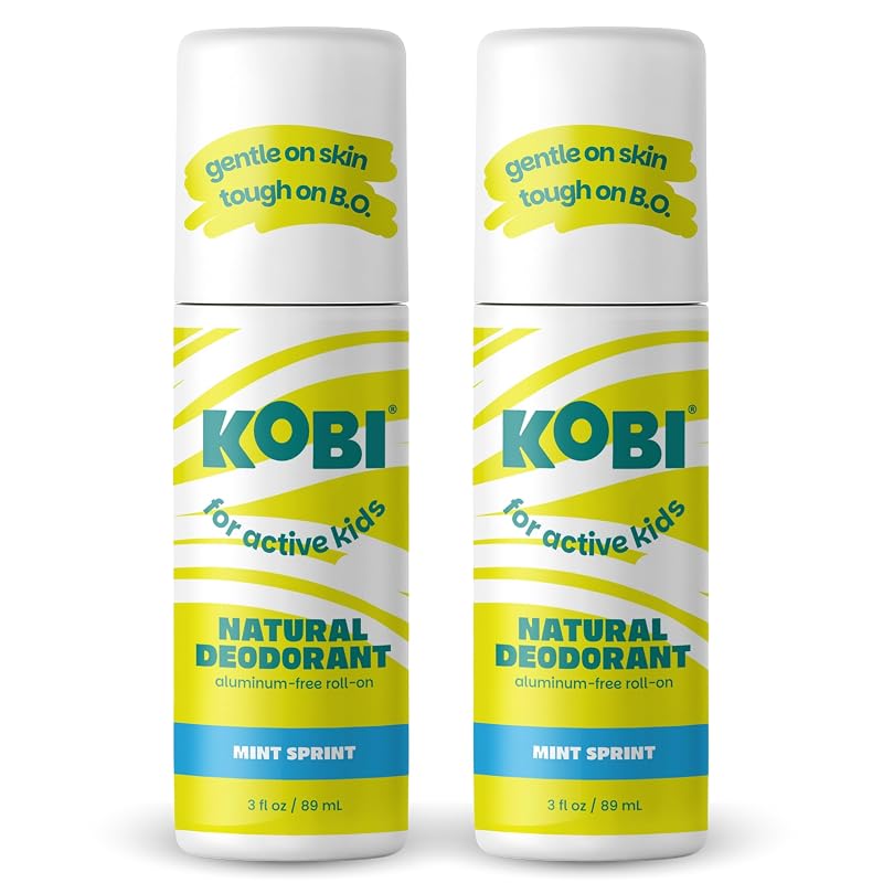 Desodorante Kobi Mint Sprint, sem alumínio, pacote com 2
