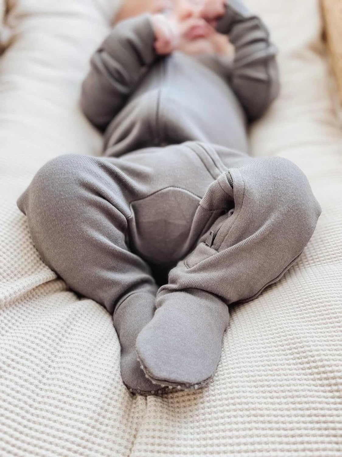 L'ovedbaby Baby Organic 2-way Zipper Footie