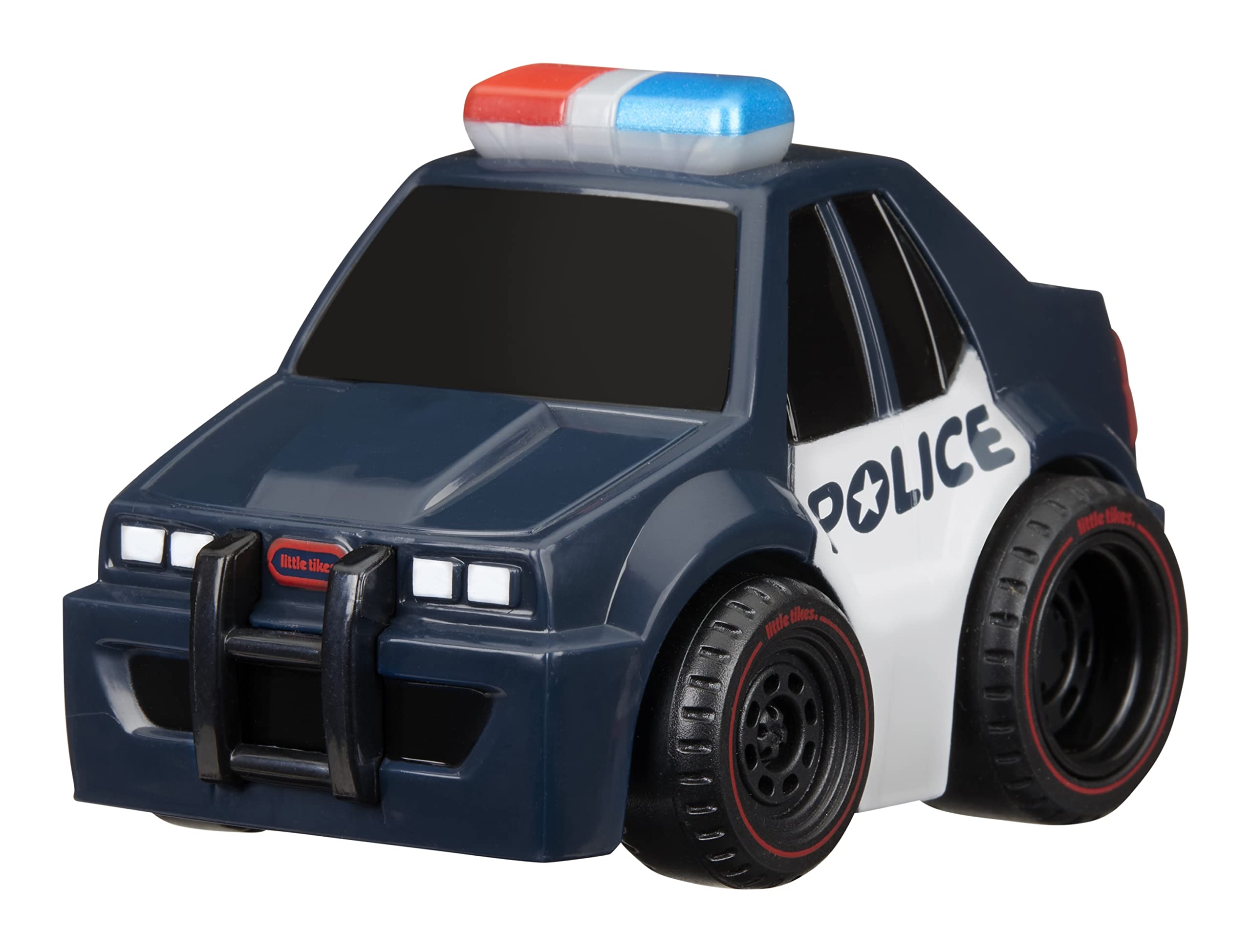 little tikes Crazy Fast Cars Series 6-Police Car (Red Tire Stripe)
