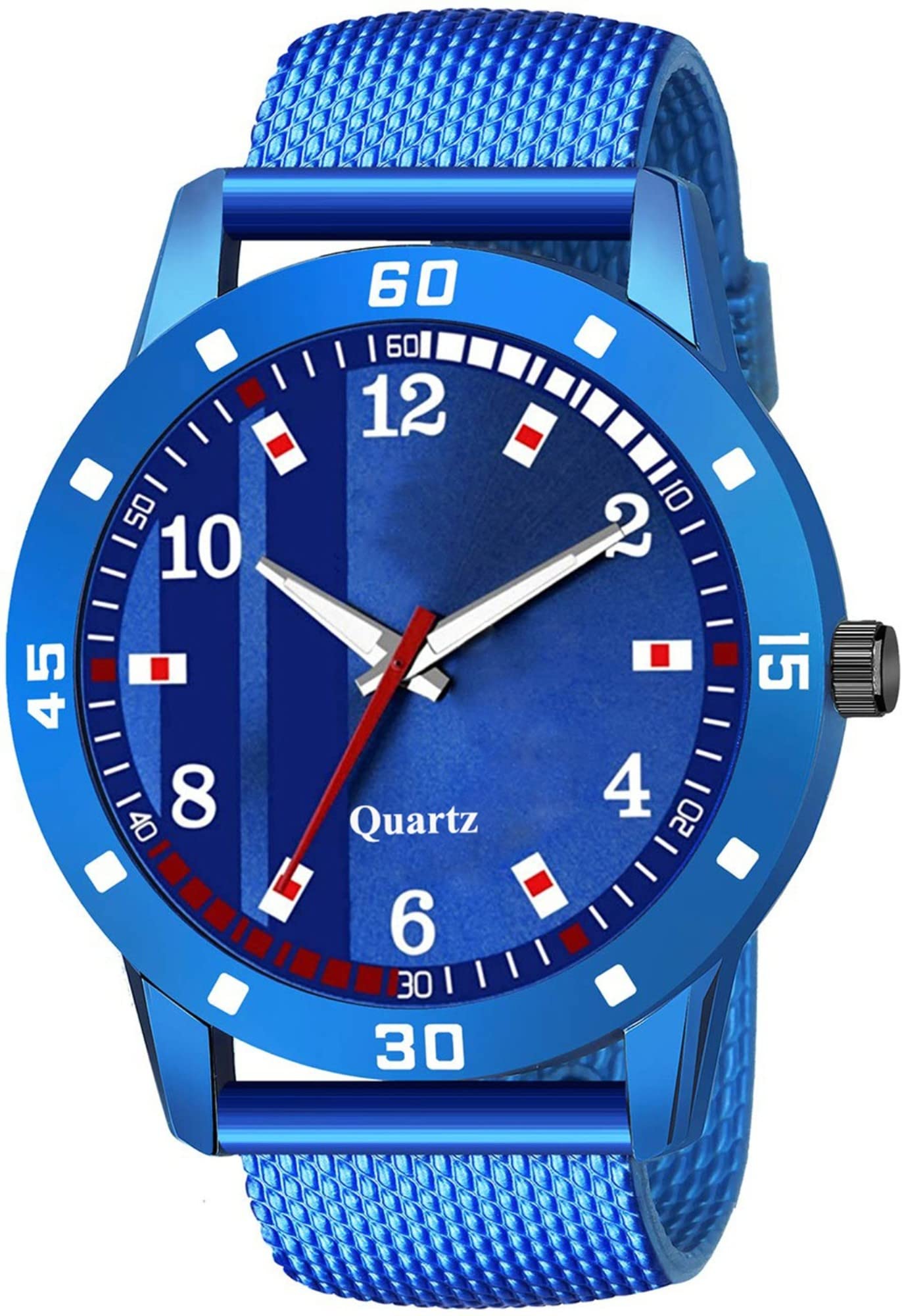 SPINOZA Blue Color Silicon Strap Stylish dial Trendy Design for Boys-(PO1).(P_C_B_9044) (Blue) (B0C1ZW4VRZ) Amazon Price History, Amazon Price Tracker