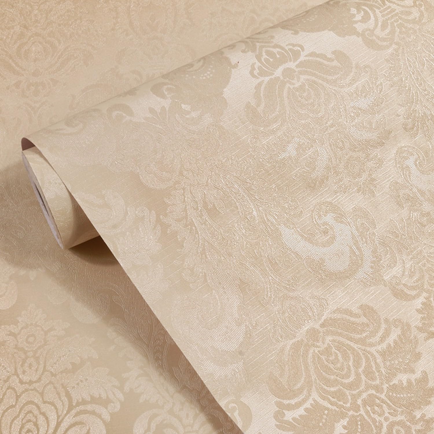 TLISMI 3D Damask Pattern Self Adhesive Wallpaper Roll Peel and Stick Wall Tile Waterproof Wallsticker Anti fouling Wall Covering Panels Contact Paper for Home Décor (10m X 0.45m, Approx. 48.2sqft) (B0CM3JKCXC) Amazon Price History, Amazon Price Tracker