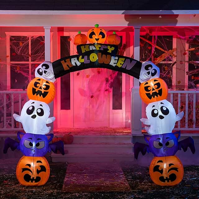 Halloween inflatable archway