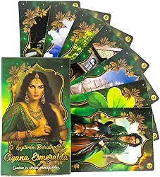 O Legitimo Baralho da Cigana Esmeralda 36 Cartas + Presente