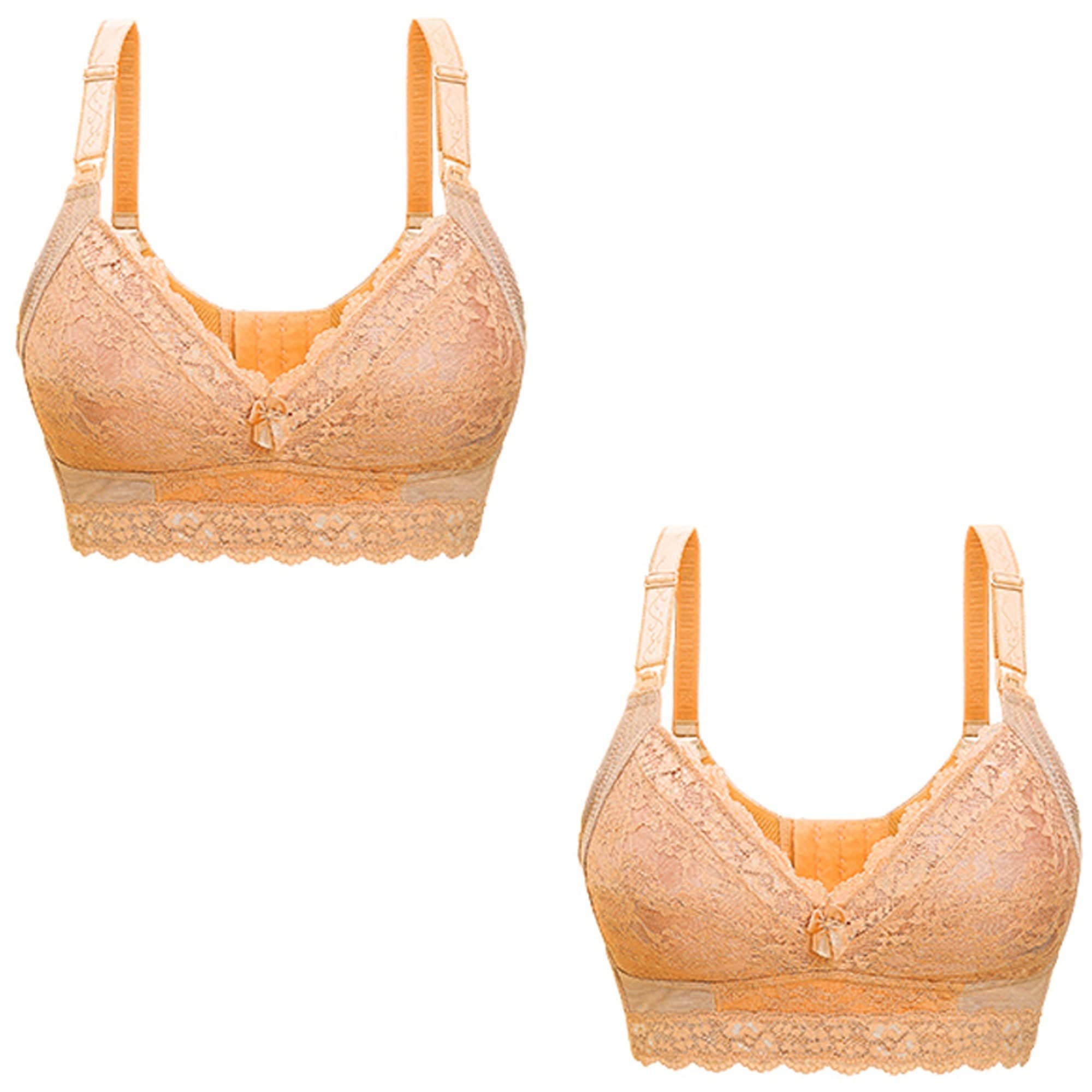 Soutien-gorge d'allaitement WENJUN sans couture anti-irritation taille 85C lot de 2