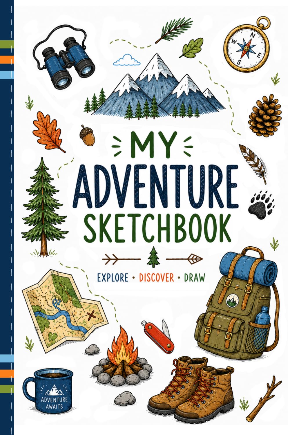 Adventure Sketchbook: Explore • Discover • Draw