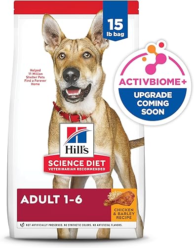 Miniatura 14 de Hill's Science Diet Adult 1-6, Adult 1-6 Premium Nutrition, Dry Dog Food, Chicken & Barley, 15 lb Bag