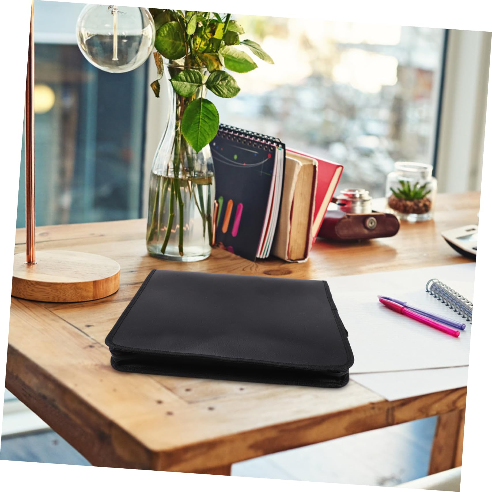 Pochette à Dossiers Accordéon A4 12 Poches en Pp Noire