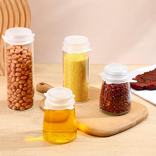 Miniatura 6 de 10 tapas elásticas de silicona extra pequeñas, tapas elásticas de silicona reutilizables de 2 pulgadas, tapas elásticas de silicona selladas,