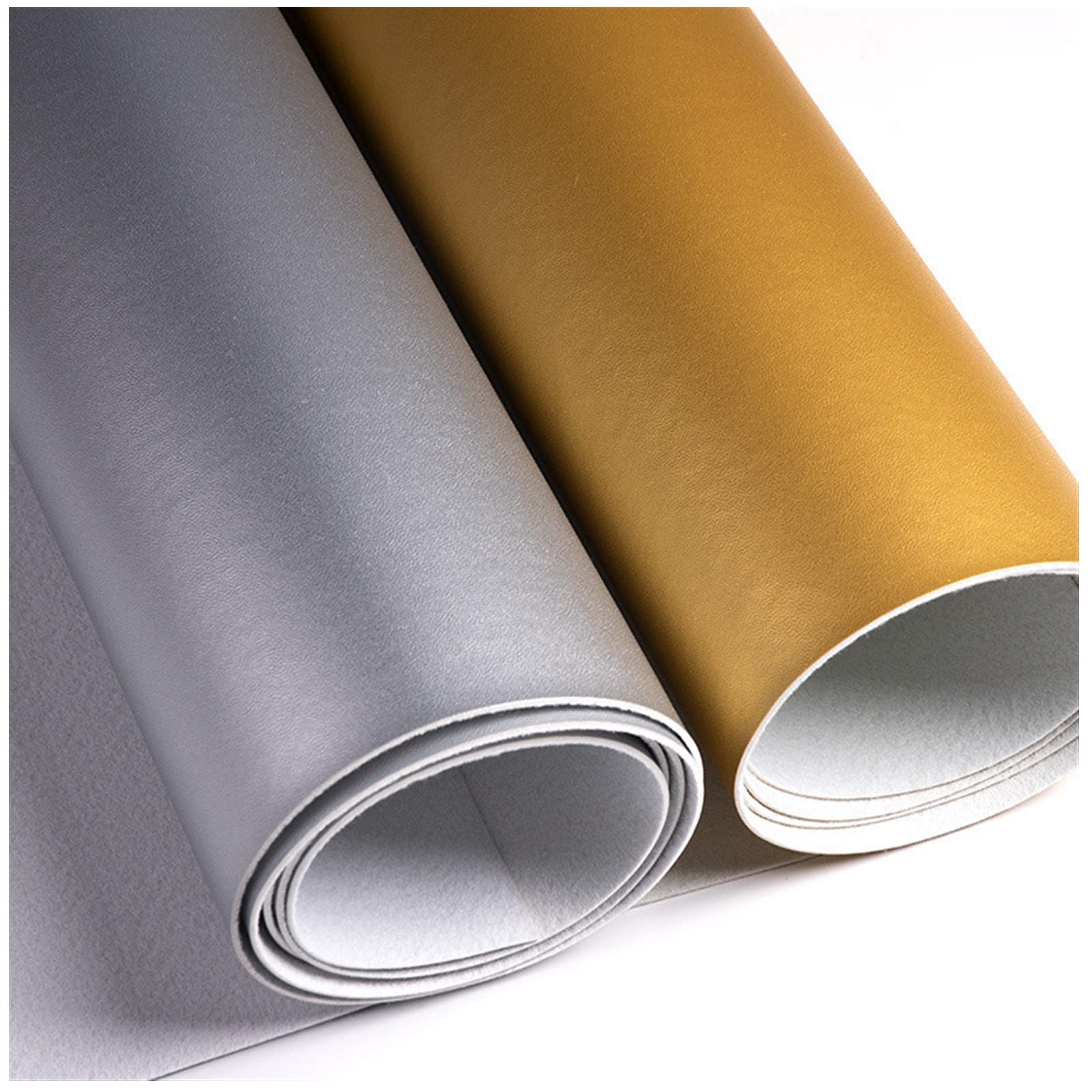 Leder Stoff Braun Kunstleder Kunstleder，1,2mm Dick Stoff Ledertuch Wasserdichtes Material Schneiderei Auto Polstersofa Autositzbezüge（138cm*100cm）(Size:3M)