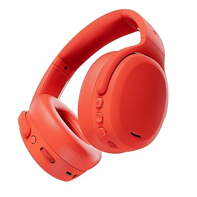 Skullcandy Crusher ANC 2 Wireless Over-Ear Bluetooth Headphones with Multi-Sensory Bass, Active Noise Cancelling, Up to 60 Hours Battery, Microphone for iPhone Android - True Black