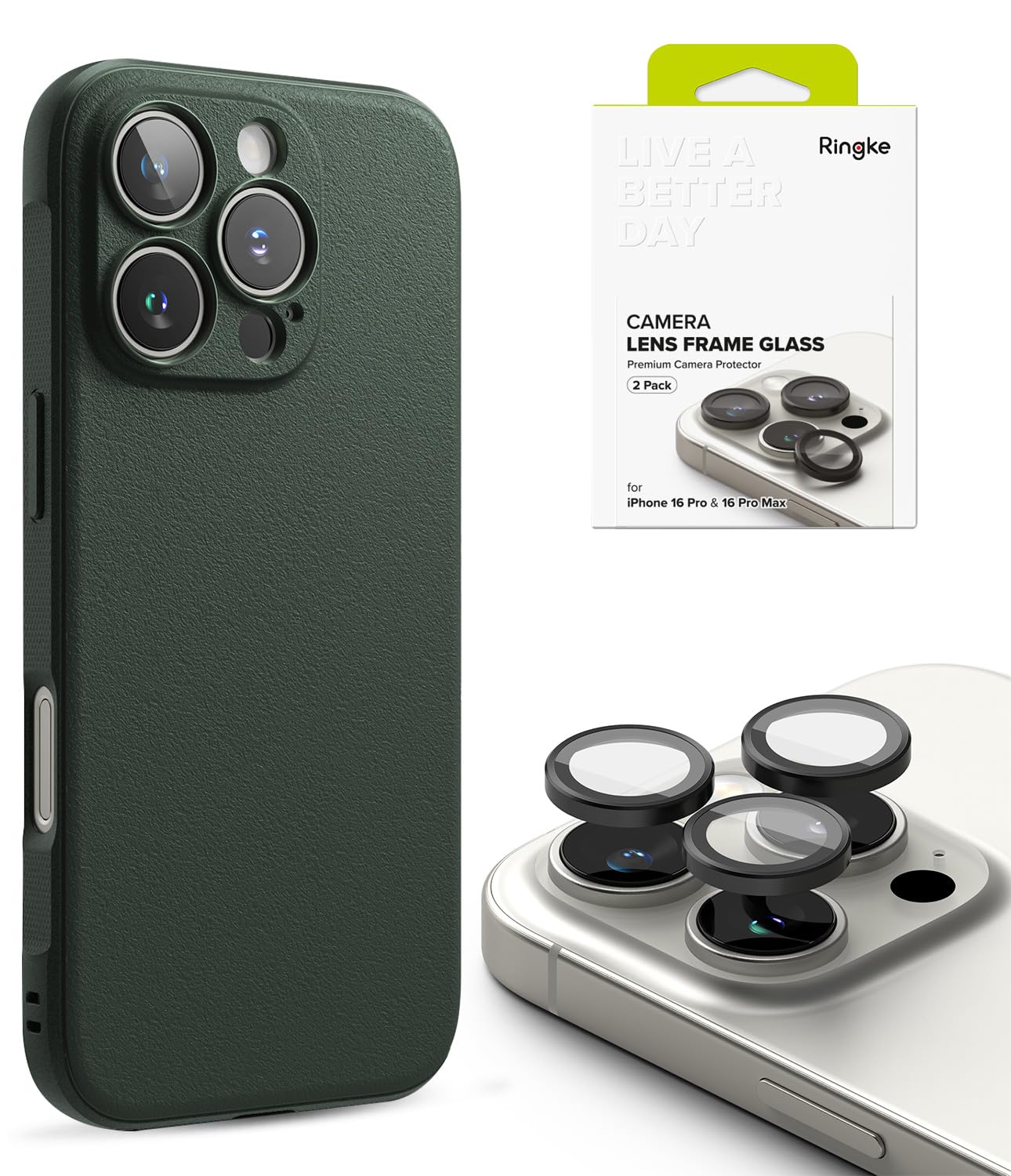 Amazon.com: Ringke Onyx Case Compatible with iPhone 16 Pro [Dark