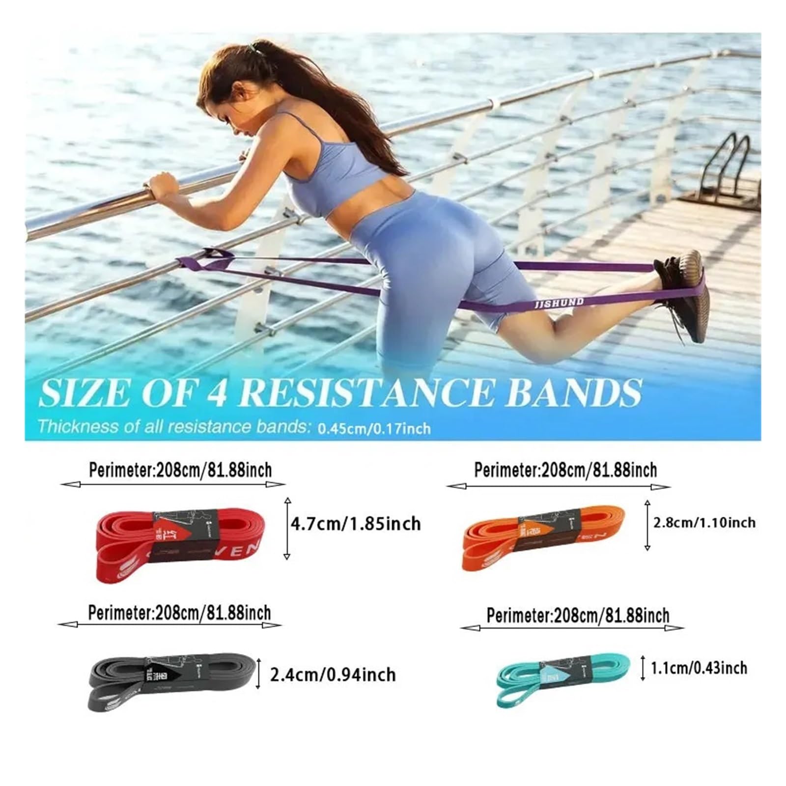 fasce di resistenza con maniglie Fascia elastica di resistenza for la forza maschile e femminile