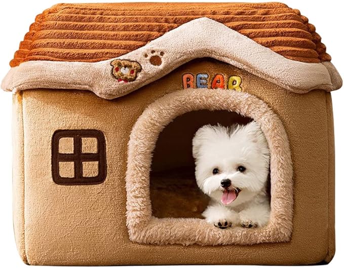 Winter Dog House Warm Semi Enclosed Insulated Dog House