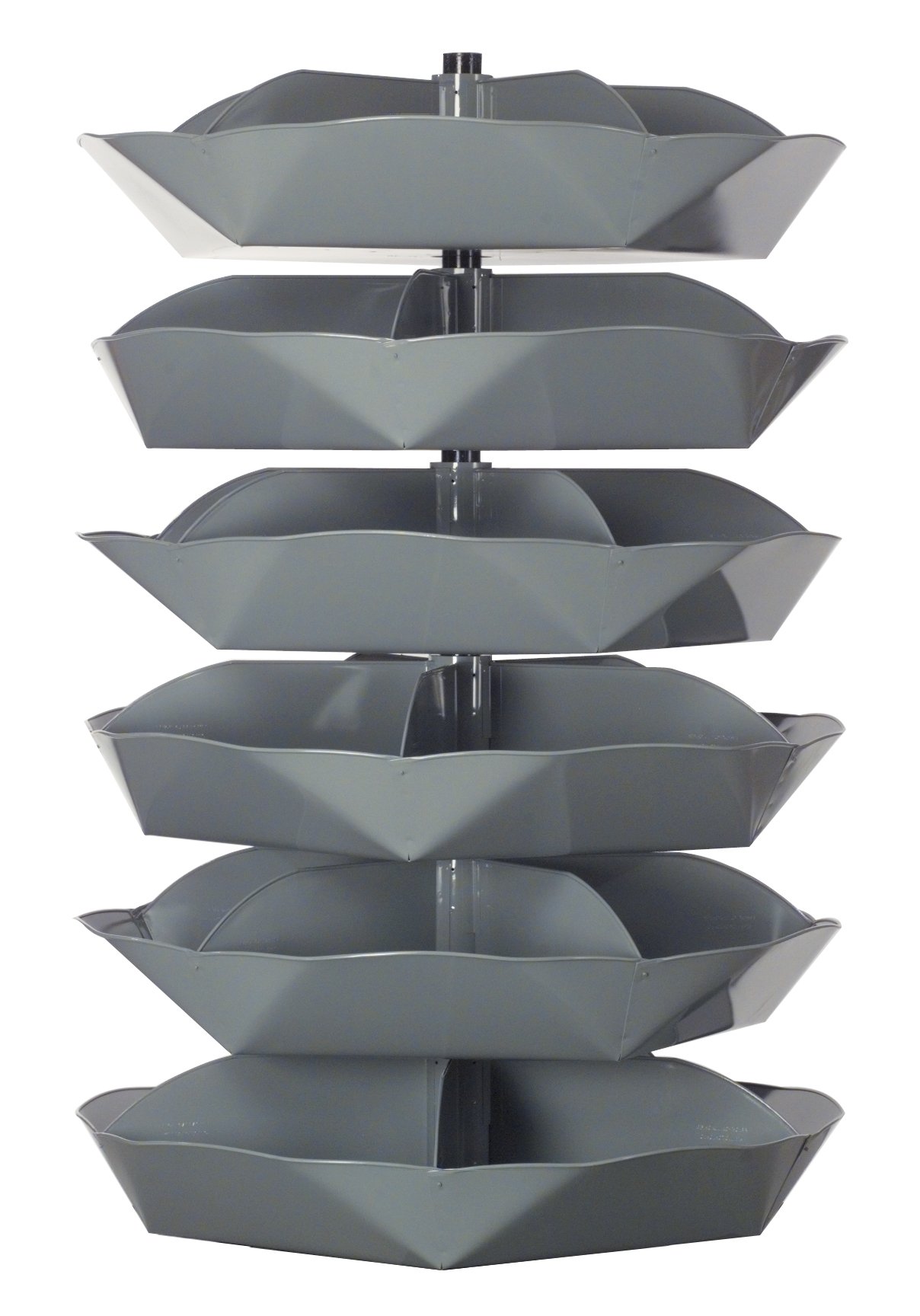 DurhamManufacturing 1504-95 Rotabin 5 Shelf 44" (5 compartments per Shell)