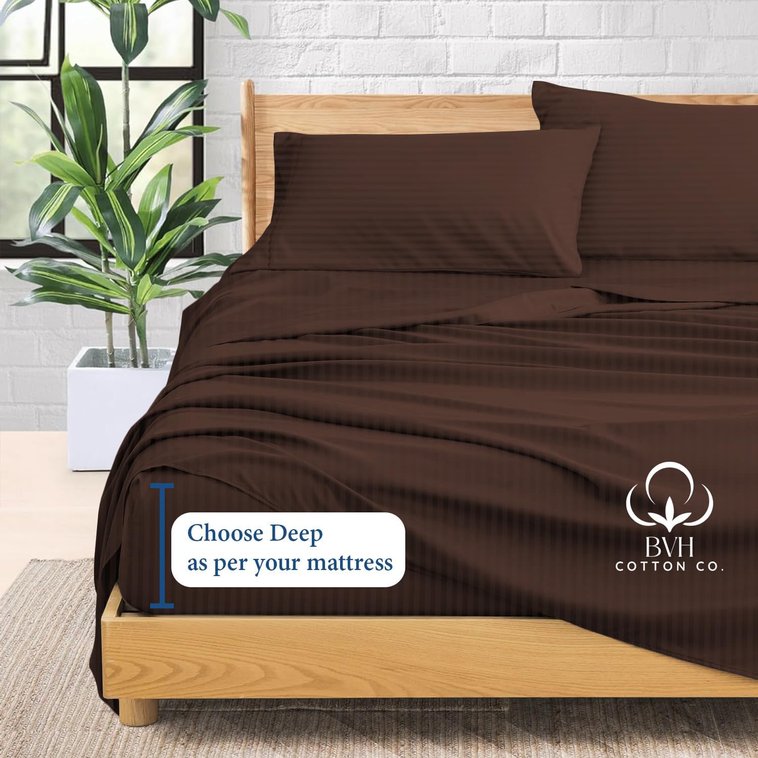 Egyptian Cotton Queen Size 2-Piece Pillow Case Set, Soft & Breathable Percale Weave, Fits 20x30 Inch Pillow, Hotel-Quality 1000 Thread Count Pillowcases (Solid, White)