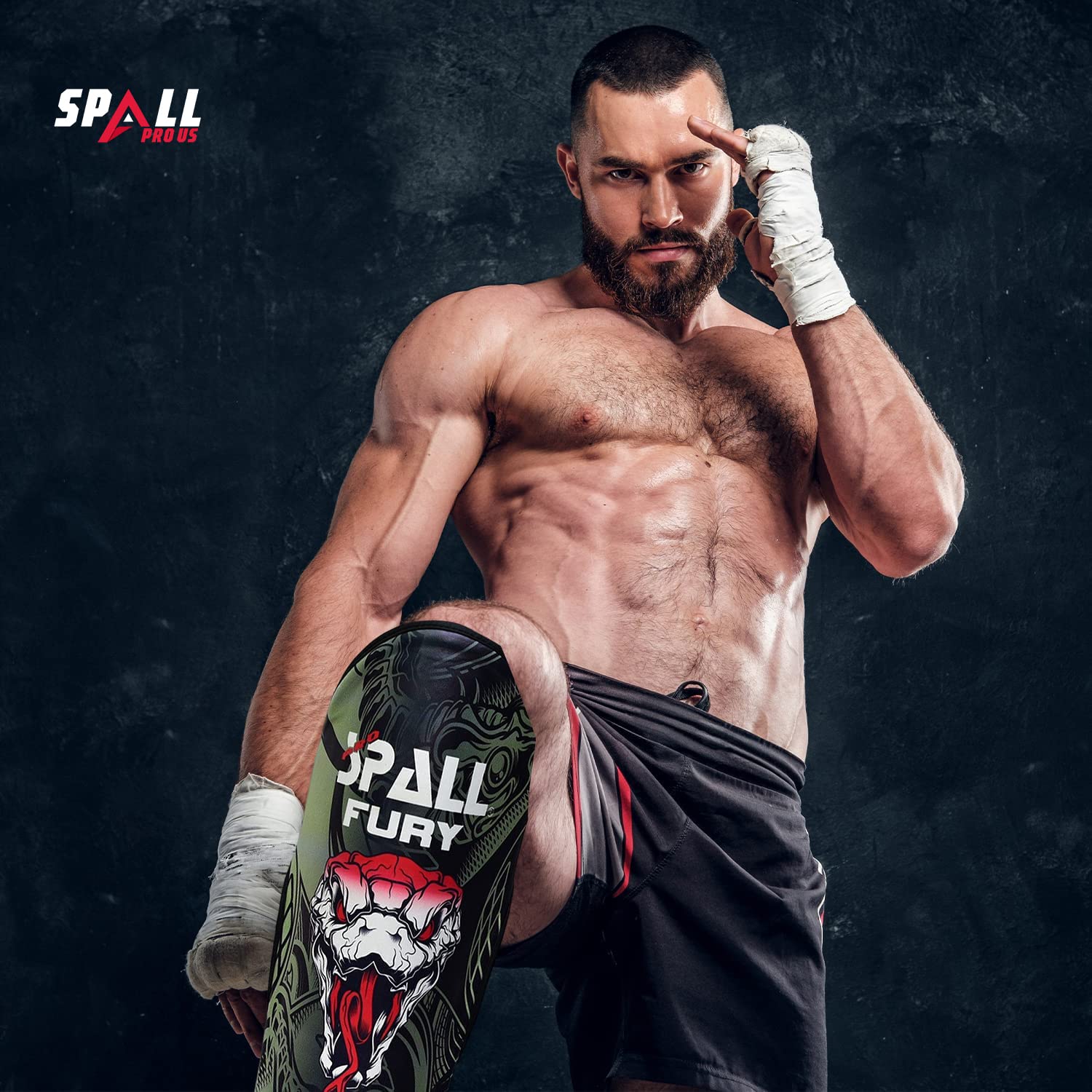 MMA Shin Instep Pad Kick Thai Pad Kick Boxing Guard Protector Leg Foot Guard(Green Black , Large/X-Large)