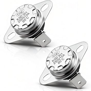 2-Pack 6931EL3002M Dryer Blower Thermostat Assembly 85C for Samsung,LG | Restores Proper Heating Cycle, Prevents Overheating, OEM Exact Fit
