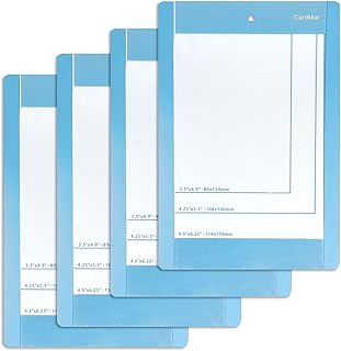 Card Mat for Cricut Joy Adhesive Sticky Blue Quilting Cricket Cutting Mat Replacement Accessories for Cricut Joy (4 Park Card Mat for Cricut Joy)