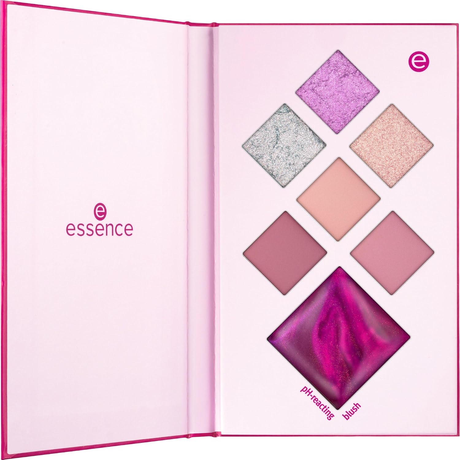 essence Paleta do oczu i twarzy CRYSTAL CRUSH, natychmiastowy wynik, lśniący, matowy (7.1g)
