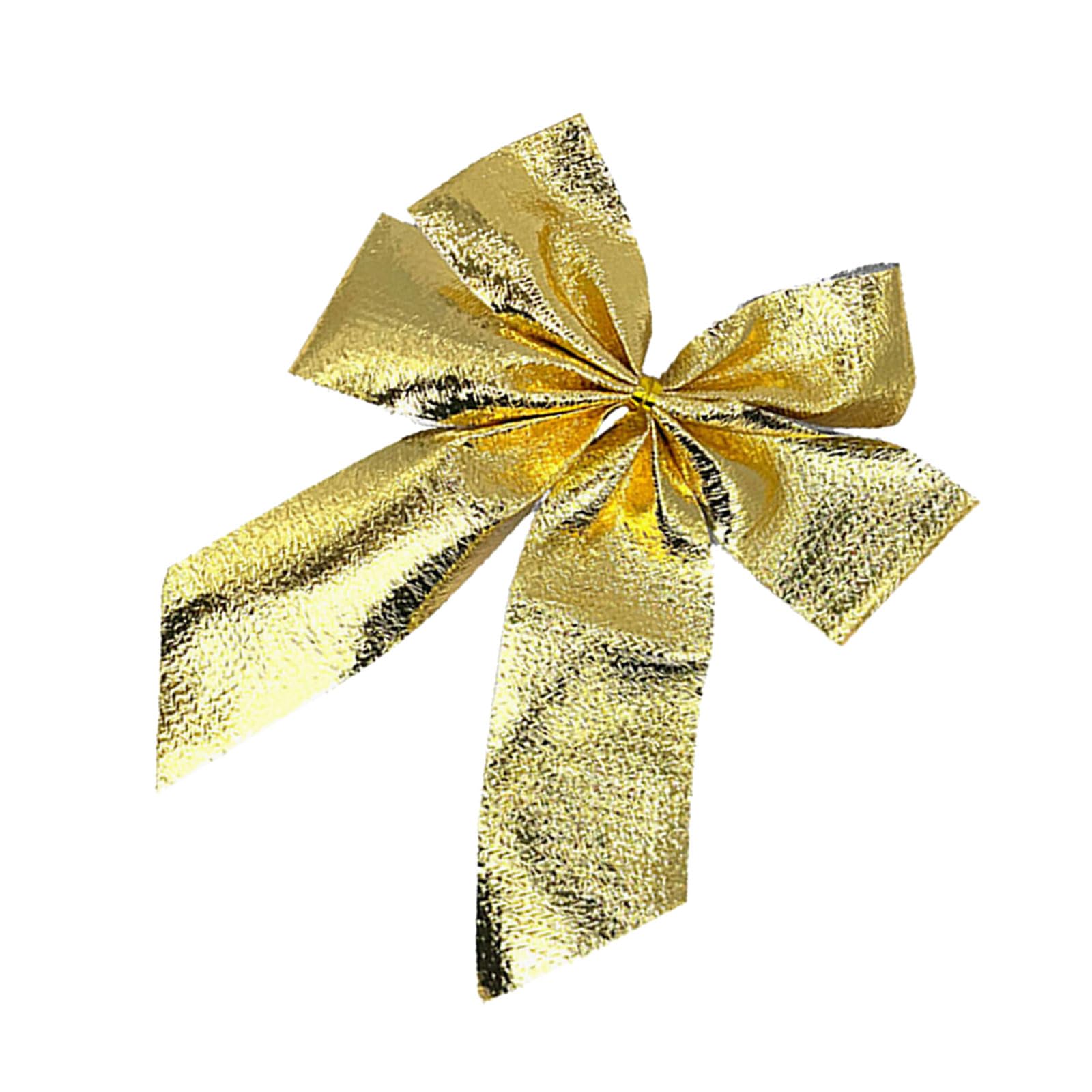 Xjdzineq Fabric Christmas Bowknot Tree Ornament Easy Hanging Accessory for Festival Holiday Homes Party Decors Fabric Decorations