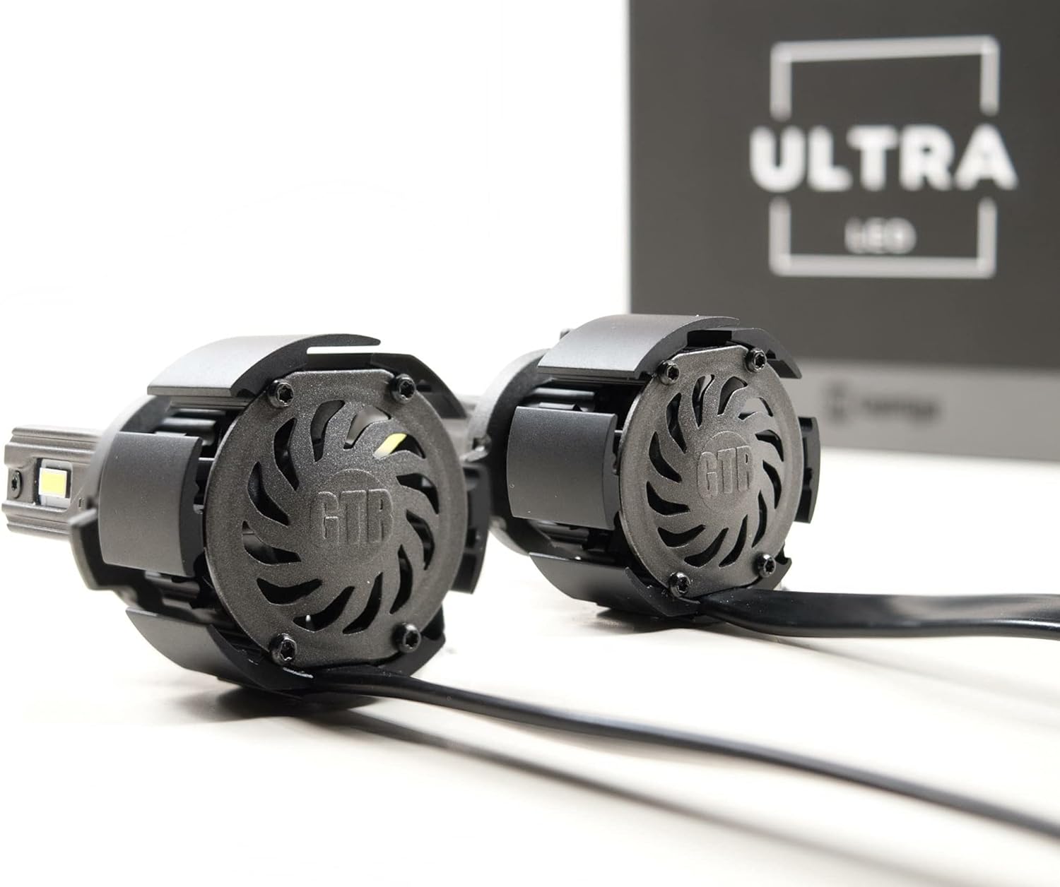 GTR Lighting Ultra 2.0 LED Fog Light Bulb, Bulb Size 9006 (2 x GTR.LED733)