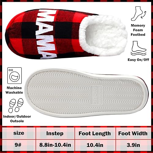 Miniatura 4 de VitalCozy Regalo de Navidad para mamá, 2 unidades, manta con capucha para mamá oso de búfalo a cuadros, regalos para mamá, mujer, esposa, regalos de