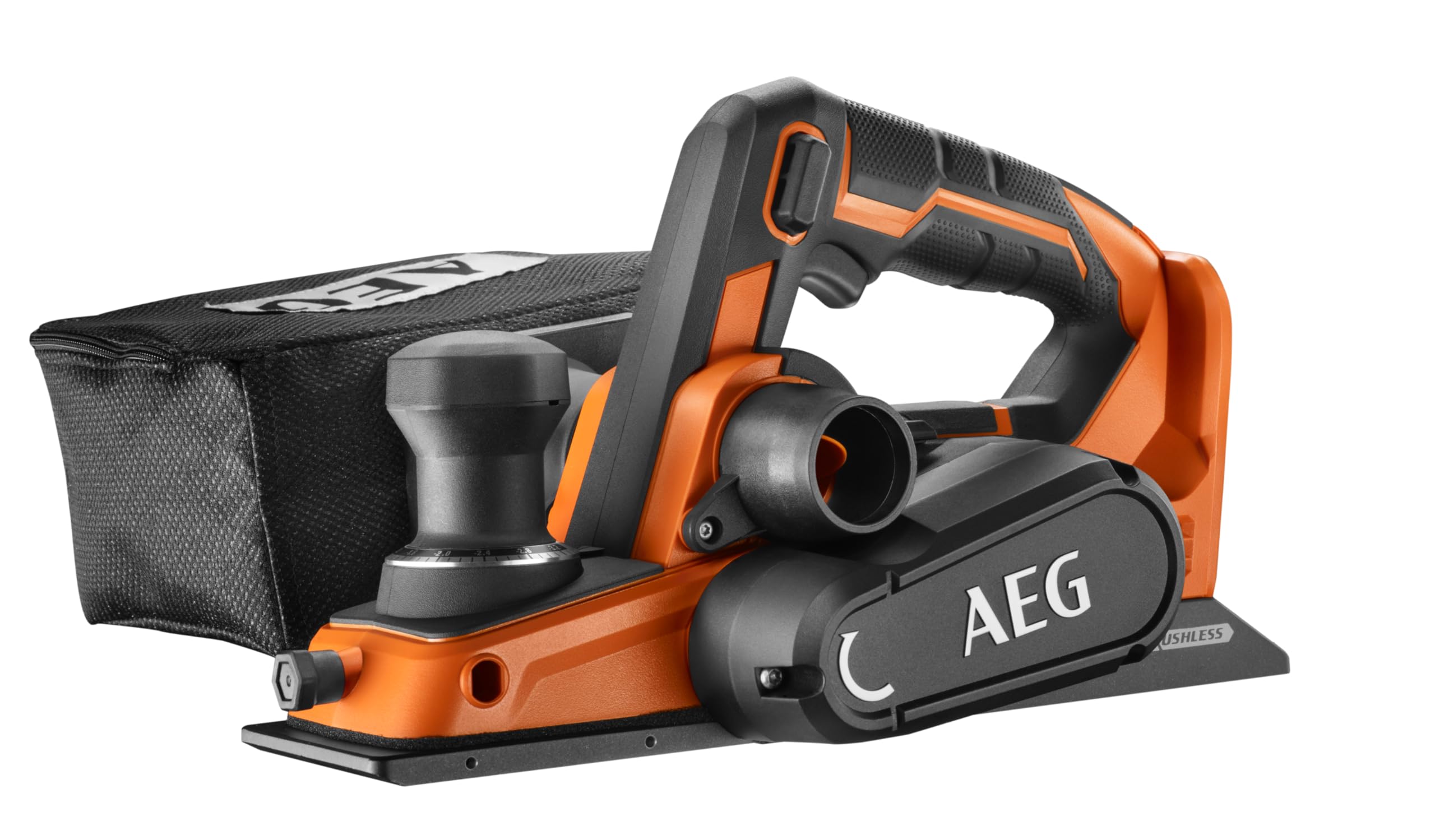 AEG BHO18BL-0, rabot électrique sans fil 18V, lame 82mm, profondeur 2mm