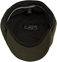 Vista 3 de Gamble & Gunn 'Huntsman' - Gorra de algodón encerado marrón con 8 paneles