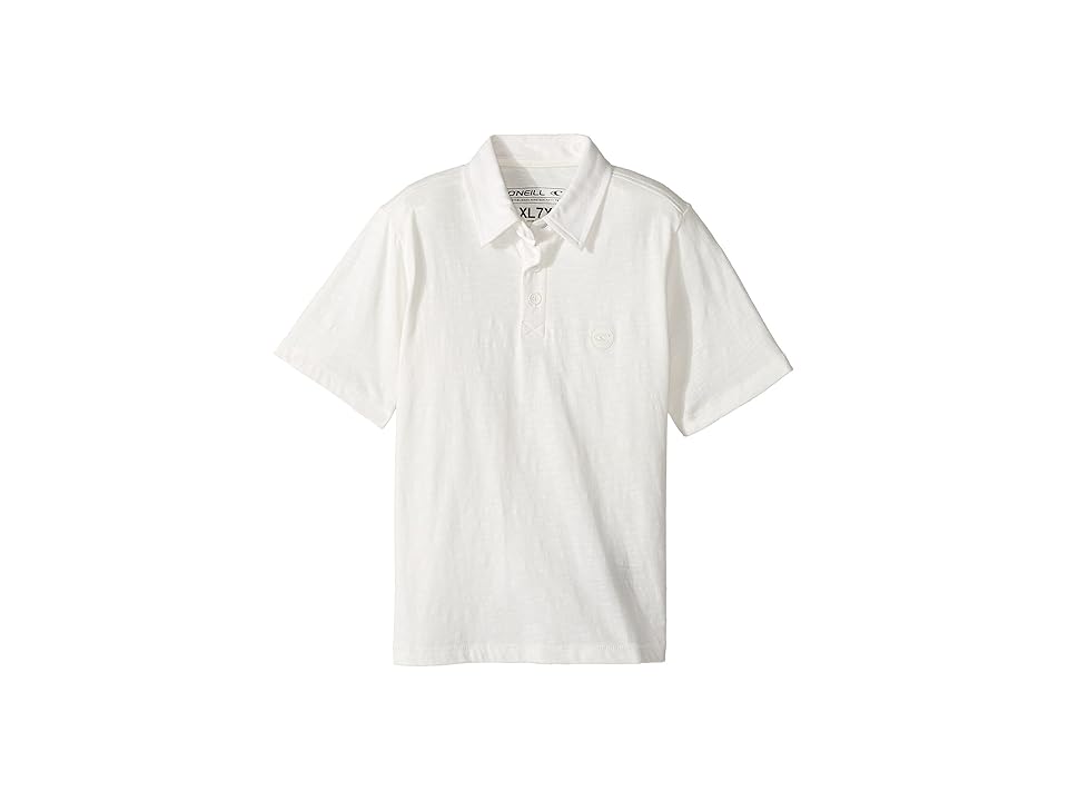 

O'Neill Kids The Bay Polo Knit Shirt (Little Kids) (White) Boy's Clothing