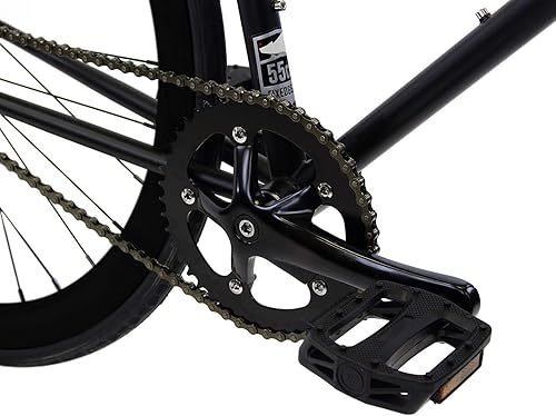 Miniatura 6 de Golden Cycles Bicicleta de engranaje fija de una sola velocidad con frenos delanteros y traseros