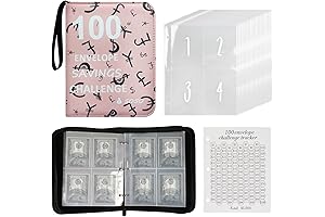 Piggy Bank Money Bank Money Box with Counter for Ticking, Reusable Piggy...