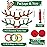 Christmas Games Decorations, Inflatable Reindeer Antler Ring Toss Game, Stocking Stuffers for Men Women Kids Teens Adults, Christmas Party Games Fun Xmas Gifts Carnival Holiday Family