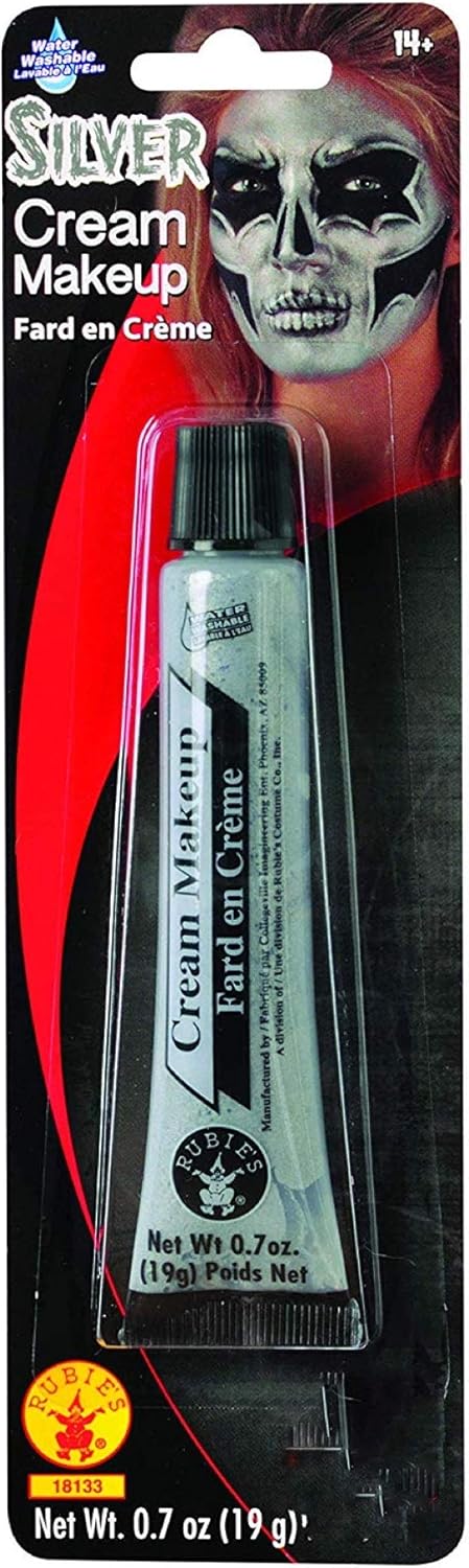 Rubie's Silver Metallic Cream Make up