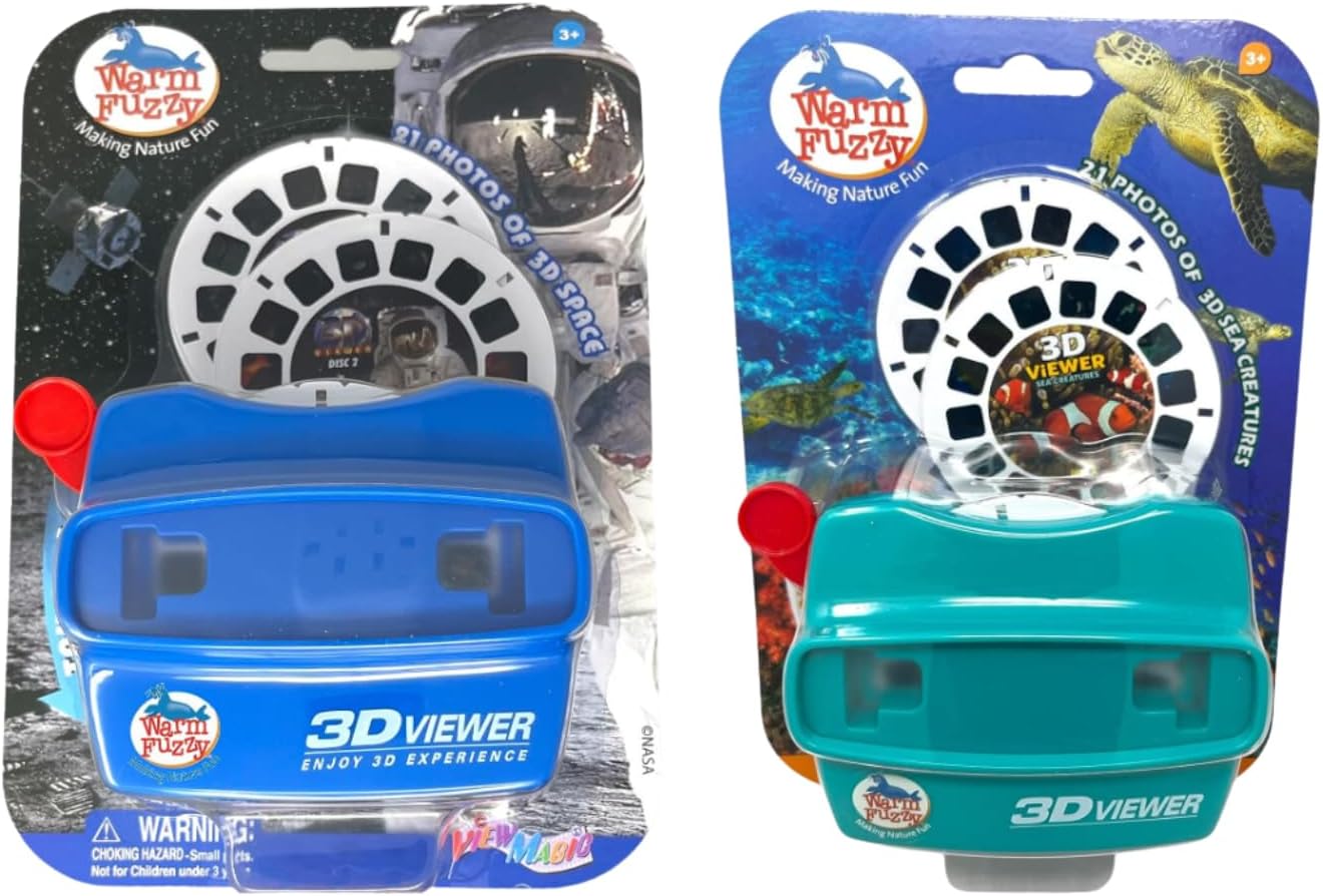 WARM FUZZY Toys 3D Viewfinder (Sea Life) + (Space)