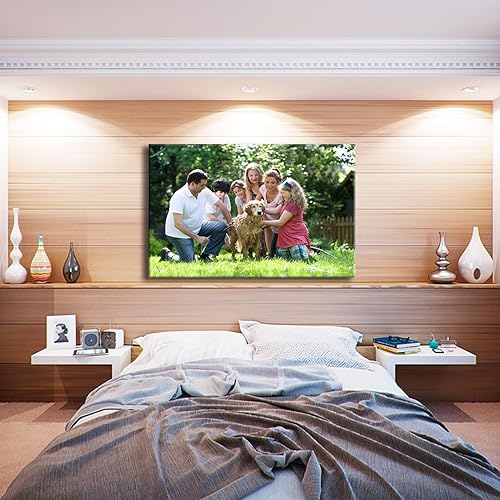 Miniatura 3 de Laoife Impresiones en lienzo personalizadas para tu arte de pared familiar, fotos personalizadas en lienzo, 24 x 16 pulgadas