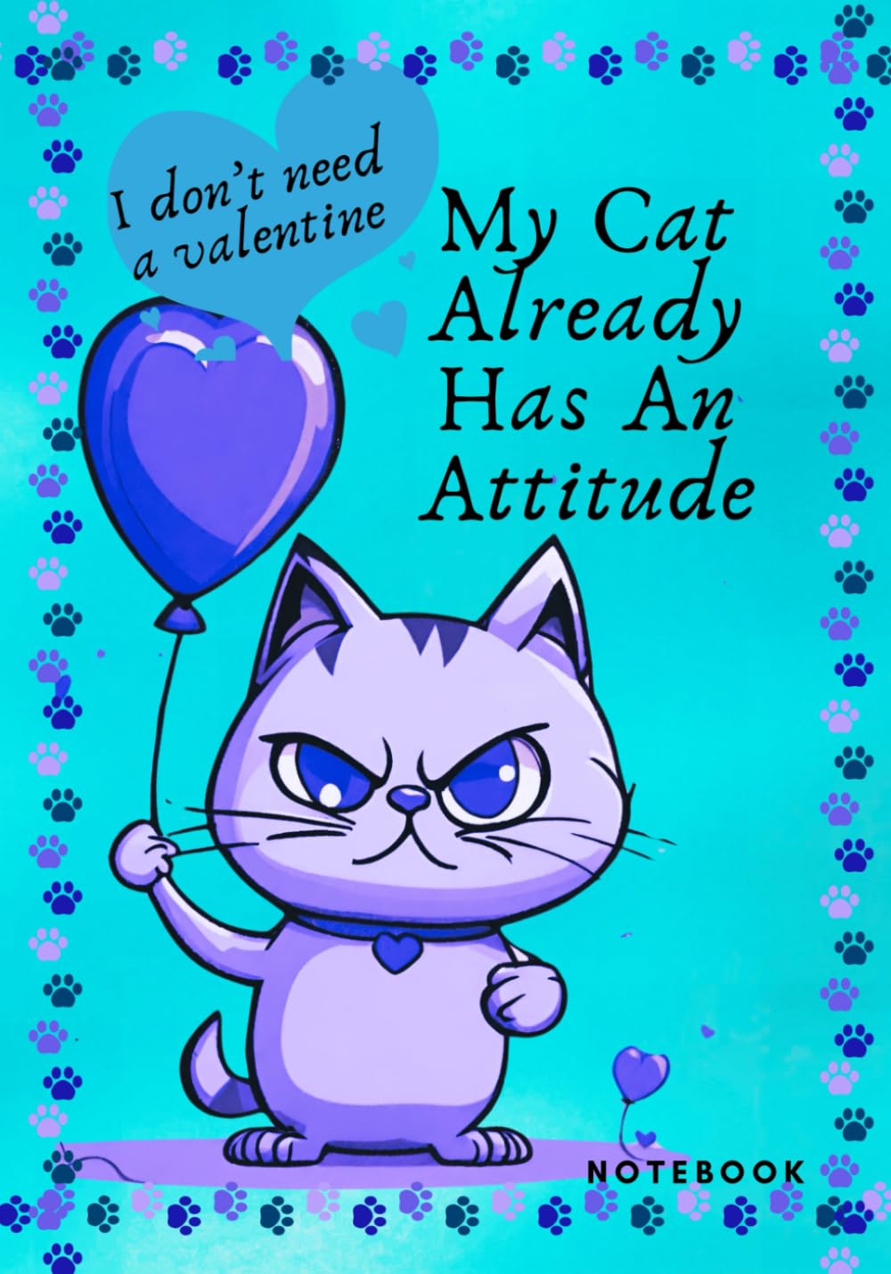 I don't need a Valentine, My Cat Already Have an Attitude