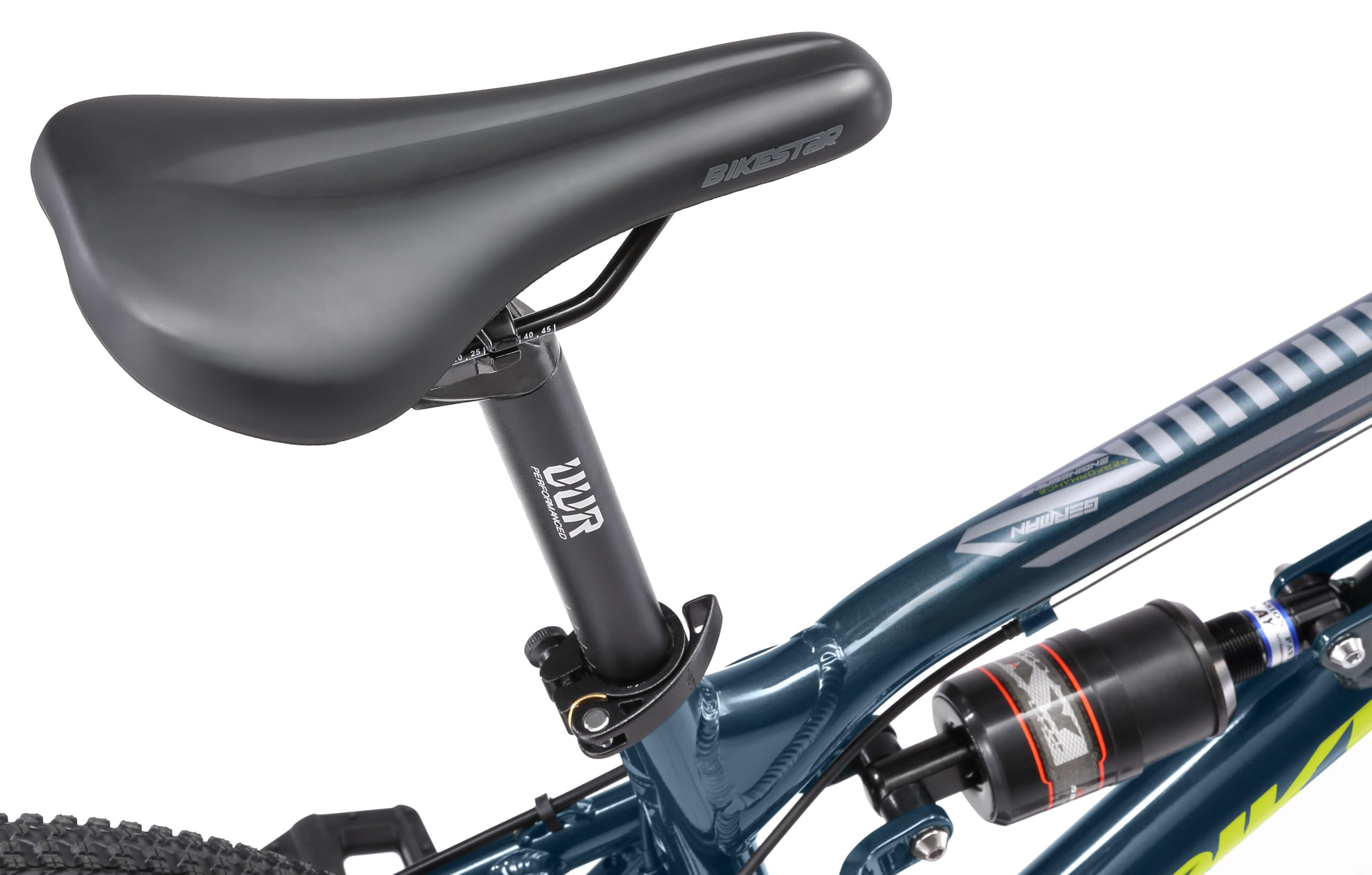 BIKESTAR Bicicleta de montaña de Aluminio Suspensión Doble Bicicleta Juvenil 24 Pulgadas de 9 años | Cambio Shimano de 21 velocidades, Freno de Disco | niños Bicicleta