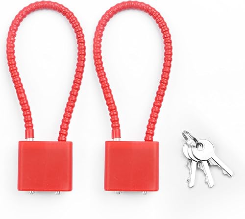 YAODHADO - Cerraduras de equipaje con llaves, candados de equipaje pequeños para maleta de viaje, candado para cerradura de casillero, casillero de