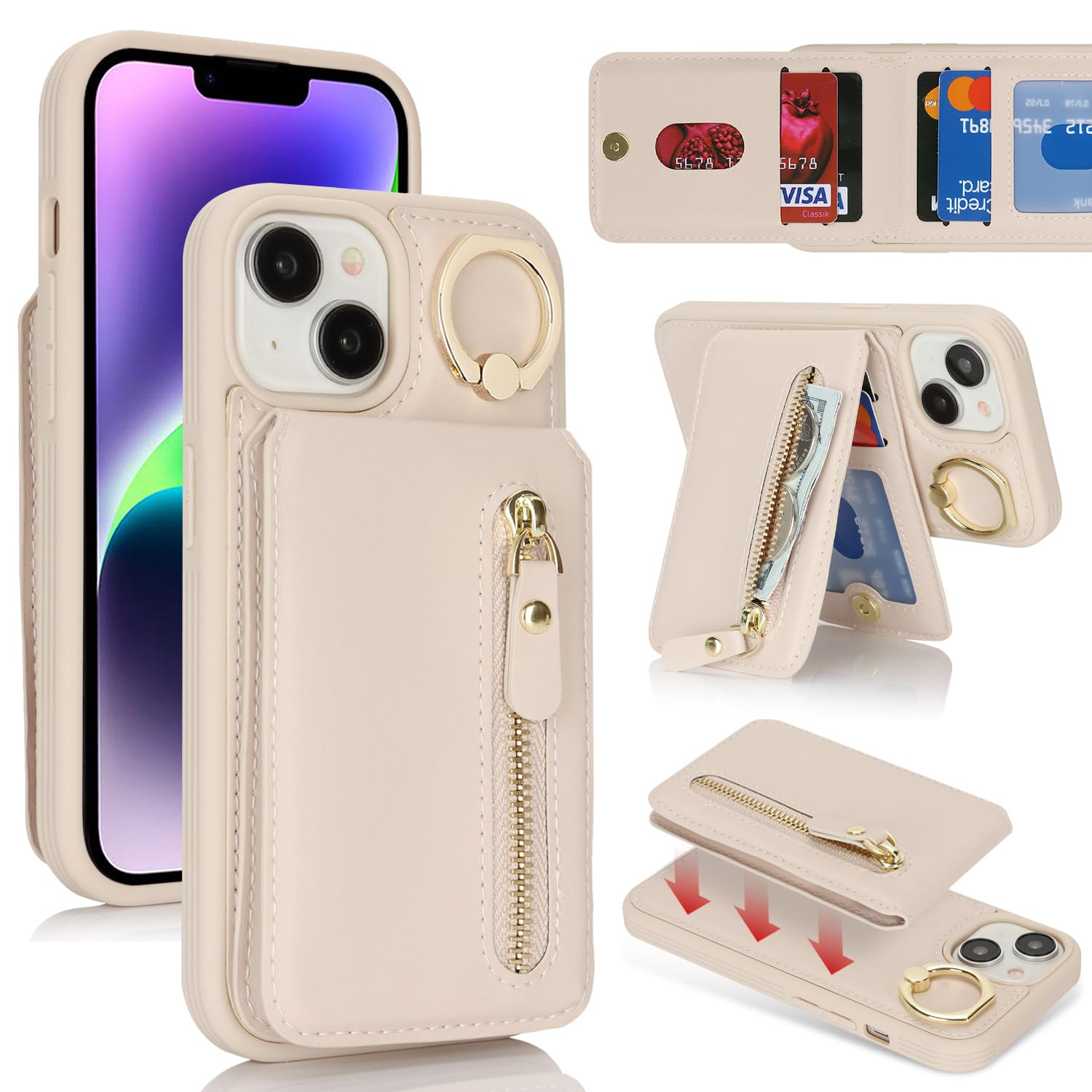 SailorTech Case for iPhone 14 Plus Phone Case with Card Holder - Image 2